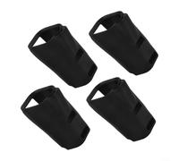 Funda protectora de silicona negra para cámara de seguridad EufyCam S3 Pro, piel resistente a la intemperie con protección completa contra el polvo y los arañazos (4 piezas)