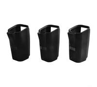 Funda protectora de silicona negra para cámara de seguridad EufyCam S3 Pro, piel resistente a la intemperie con protección completa contra el polvo y los arañazos (3 piezas)