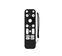 Funda protectora de silicona negra para control remoto Onn Android TV 2K FHD TV Stick, antideslizante y a prueba