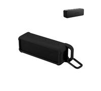 Funda protectora de silicona para altavoces Bluetooth portátiles Anker Soundcore 2, a prueba de golpes, polvo e impermeable, para uso sin preocupaciones en cualquier lugar, color negro