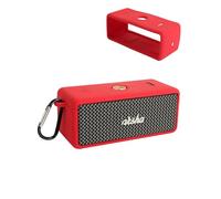 Funda protectora de silicona para altavoces Bluetooth portátiles Marshall Emberton II, a prueba de golpes, polvo e impermeable, para uso sin preocupaciones en cualquier lugar, color rojo