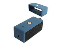 Funda protectora de silicona para altavoces Bluetooth portátiles Marshall Emberton II, a prueba de golpes, polvo e impermeable, para uso sin preocupaciones en cualquier lugar, color azul