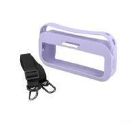 Funda protectora de silicona para altavoz Bose para Flex con asa integrada para un fácil transporte y puerto completo (morado)