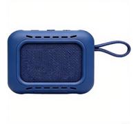 Funda protectora de silicona para altavoz inalámbrico JBL GO 5, carcasa suave a prueba de caídas con mosquetón, funda de agarre (azul + gancho)