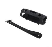 Funda protectora de silicona para altavoz JBL Charge 6 con correa cruzada para proteger contra golpes y permitir la comodidad de las manos (negro)
