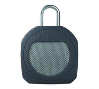 Funda protectora de silicona para altavoz JBL Clip3, a prueba de golpes y resistente al agua, diseño compacto y portátil para actividades al aire libre y viajes (gris oscuro)