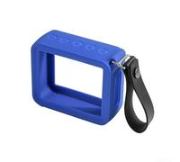 Funda protectora de silicona para altavoz JBL For GO 2 con diseño fácil de viajar, ajuste seguro y material resistente a los arañazos para proteger tu dispositivo en cualquier lugar (azul)