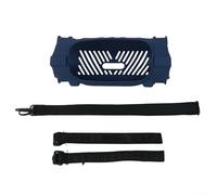 Funda protectora de silicona para altavoz portátil JBL Charge 6 de 23 x 13 x 10 cm con correa para el hombro, funda ligera de transporte de viaje en negro, gris, azul, naranja o rojo, fácil de (azul)
