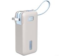 Funda protectora de silicona para anker para nano 3 en 1 de 10000 mAh, cubierta suave a prueba de golpes con recortes precisos, accesorio de viaje ligero para protección diaria (gris)