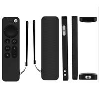Funda Protectora de Silicona para Apple TV 4K Siri Remote 2nd Gen Antideslizante,Funda a Prueba de Golpes para el Mando a Distancia,Diseño de Cobertura Total Antideslizante y Resistente al Agua