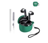 Funda protectora de silicona para auriculares Bluetooth intrauditivos JBL Tune Flex 2, duradera y respetuosa con el medio ambiente, con agujeros precisos y compatibilidad de carga, color verde