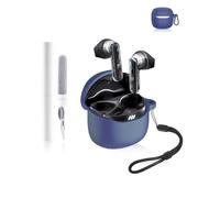 Funda protectora de silicona para auriculares Bluetooth intrauditivos JBL Tune Flex 2, duradera y respetuosa con el medio ambiente, con agujeros precisos y compatibilidad de carga, color azul