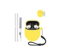 Funda protectora de silicona para auriculares Google Pixel Buds Pro 2, duradera y respetuosa con el medio ambiente, con agujeros precisos y compatibilidad de carga, color amarillo