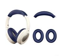 Funda protectora de silicona para auriculares IKF King Pro, antideslizante, juego de dos piezas, resistente a los arañazos, fundas para auriculares, color negro (azul oscuro)