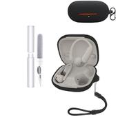 Funda protectora de silicona para auriculares inalámbricos Bluetooth Beats Powerbeats Pro 2, duradera y respetuosa con el medio ambiente, con agujeros precisos, color negro