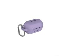 Funda protectora de silicona para auriculares inalámbricos Raycon Everyday Classic con gancho para llavero y diseño suave y flexible en varios colores (morado)