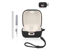 Funda protectora de silicona para auriculares inalámbricos Sennheiser ACCENTUM True - Funda duradera y ecológica para auriculares Bluetooth con agujeros precisos - Negro