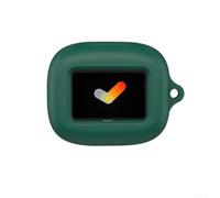 Funda protectora de silicona para auriculares JBL Live Buds4 - Anticaída antipolvo para carcasa a prueba de fácil acceso - para bolsa de viaje Slim Fit en varios colores, 8 x 8 x 1 cm (verde)