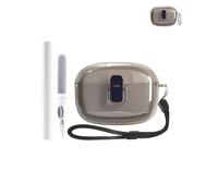 Funda protectora de silicona para auriculares JBL Vibe Beam/Wave200TWS, duradera y respetuosa con el medio ambiente, con agujeros precisos y compatibilidad de carga, color gris