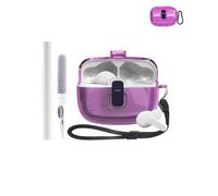 Funda protectora de silicona para auriculares JBL Vibe Beam/Wave200TWS, duradera y respetuosa con el medio ambiente, con agujeros precisos y compatibilidad de carga, color morado