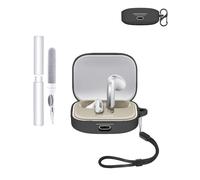 Funda protectora de silicona para auriculares Redmi buds 6, duradera y respetuosa con el medio ambiente, con agujeros precisos y compatibilidad de carga, a prueba de golpes, tacto cómodo, color negro