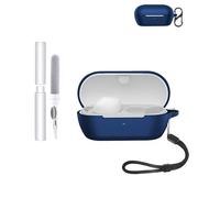 Funda protectora de silicona para auriculares Sony WF-C710N, duradera y respetuosa con el medio ambiente, con agujeros precisos y compatibilidad de carga, a prueba de golpes, tacto cómodo, color azul