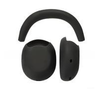 Funda protectora de silicona para auriculares Sony WH-1000XM5 XM4 XM3, a prueba de golpes, para auriculares inalámbricos sobre la oreja, color negro, plateado y rosa (plata)