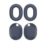 Funda protectora de silicona para auriculares Sony WH-1000XM6, resistentes al sudor, protector suave en varios colores (azul oscuro)