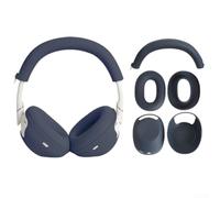Funda protectora de silicona para auriculares Sony WH1000XM6, ajuste a medida con fácil instalación para uso diario (gris)