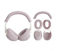 Funda protectora de silicona para auriculares Sony WH1000XM6 que ofrece una protección integral contra el desgaste diario (rosa)