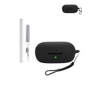 Funda protectora de silicona para auriculares SteelSeries ARCTIS GAMEBUDS - Funda duradera y ecológica para auriculares Bluetooth con agujeros precisos y compatibilidad de carga - Negro