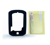 Funda protectora de silicona para Bryton Rider 15 Neo y película HD perfecta para aventuras en bicicleta (negro)