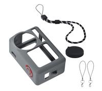 Funda protectora de silicona para cámara Action 5 Professional con protector de lente de cinturón seguro