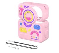 Funda Protectora de Silicona para Cámara con Acceso Nano Set de Protección para Viajes y Exteriores Silicona Negro Tamaño: 7,3 X 6,4 X 3, Cm (Pink)