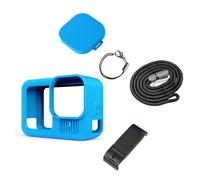 Funda protectora de silicona para cámara con protector antipolvo para defensa de lentes, protector antipolvo para aventura