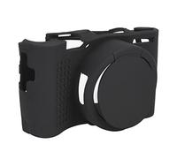 Funda Protectora de Silicona para Cámara, Cubierta Suave y Elástica para RX100 III IV V M3 M4 M5, Negro, con Fácil Acceso a los Botones, para Uso en Exteriores