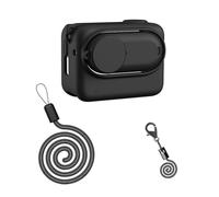 Funda protectora de silicona para cámara de acción con base de liberación rápida para cámara 360 GO 3S, funda protectora