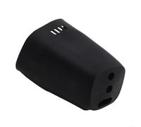 Funda protectora de silicona para cámara de seguridad eufyCam 3 para exteriores, resistente a la intemperie, resistente a los arañazos, compatible con paneles solares, 1 paquete, negro, 13 x 6,5 x 6,5