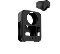 Funda protectora de silicona para cámara DJI Osmo 360, funda protectora de silicona compatible con base de liberación rápida para accesorios de cámara panorámica Osmo 360 (negro1)