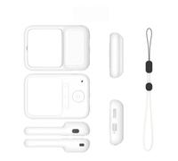 Funda protectora de silicona para cámara Godox C100, resistente al polvo y a los golpes, con cuerda de mano, color blanco