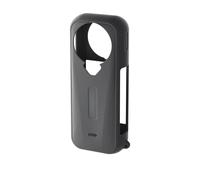 Funda protectora de silicona para cámara Insta360 X4 Air, accesorios de cámara de deportes de aire, diseño científico, imagen clara, tapa de lente a juego (funda protectora negra)