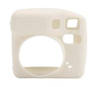 Funda Protectora de Silicona para Cámara Instantánea Funda de Silicona para SE Wear Carcasa Suave Resistente a Caídas Funda Protectora de Silicona para Cámara de Color Puro (Beige)