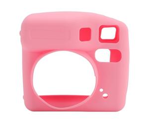 Funda Protectora de Silicona para Cámara Instantánea Funda de Silicona para SE Wear Carcasa Suave Resistente a Caídas Funda Protectora de Silicona para Cámara de Color Puro (Pink)