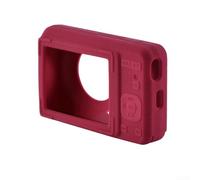 Funda protectora de silicona para cámara KODAK PIXPRO FZ55, ajuste preciso, ligera, a prueba de golpes, resistente a los arañazos, negro, blanco, rojo, azul, 94 mm x 28 mm x 60 mm (rojo)