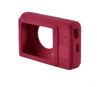Funda protectora de silicona para cámara Kodak Pixpro FZ55 - Carcasa suave antiarañazos - Accesorio compacto de funda digital - Opciones de varios colores - 3.7 x 1.1 x 2.4 pulgadas (rojo)