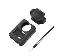 Funda protectora de silicona para cámara panorámica DJI OSMO 360, carcasa anticaída con cubierta de lente y cuerda de mano para accesorios de cámara panorámica DJI Osmo 360