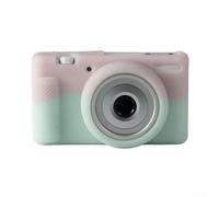 Funda protectora de silicona para cámara Sony ZV1F, diseño impermeable y a prueba de golpes para una protección completa (rosa gelatina)