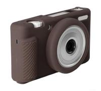 Funda protectora de silicona para cámaras Sony serie ZV1, resistente al desgaste, resistente a las manchas, ligera a prueba de golpes para vlogs de viajes y fotografía diaria (café café)