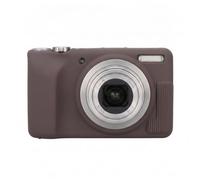Funda protectora de silicona para Canon IXY 650, para ELPH 360 para HS, para IXUS 285 para HS - Funda suave a prueba de golpes con recortes precisos, piel de cámara ligera antiarañazos, blanco (marrón