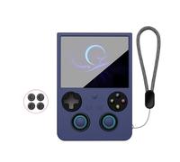 Funda protectora de silicona para consola de juegos ANBERNIC RG 477V contra caídas y arañazos, funda protectora simple de color sólido con tapa de joystick para accesorios RG 477V (azul)